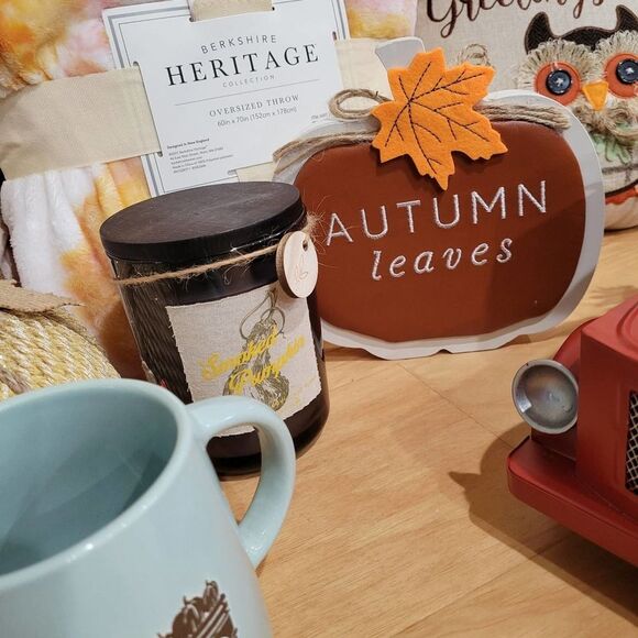 New Luxurious autumn fall home decor collection set of 11 items - Picture 6 of 12